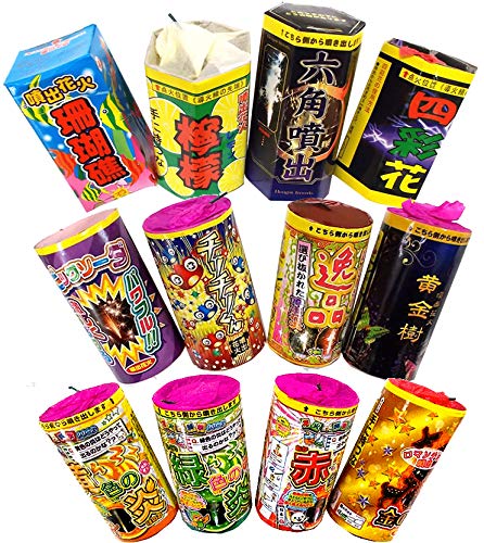 花粉にもおすすめ❣️マスピタ　お手入れセット Amazon | 【美麗噴出花火12本セットA（あっぱれ）】超きれい